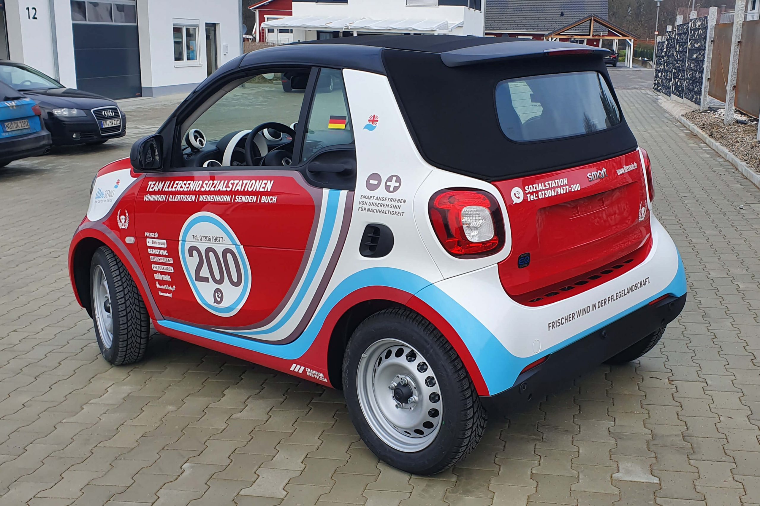 4 Stück Auto Einstiegsleisten Schutzfolie, für Smart #1 EQ fortwo